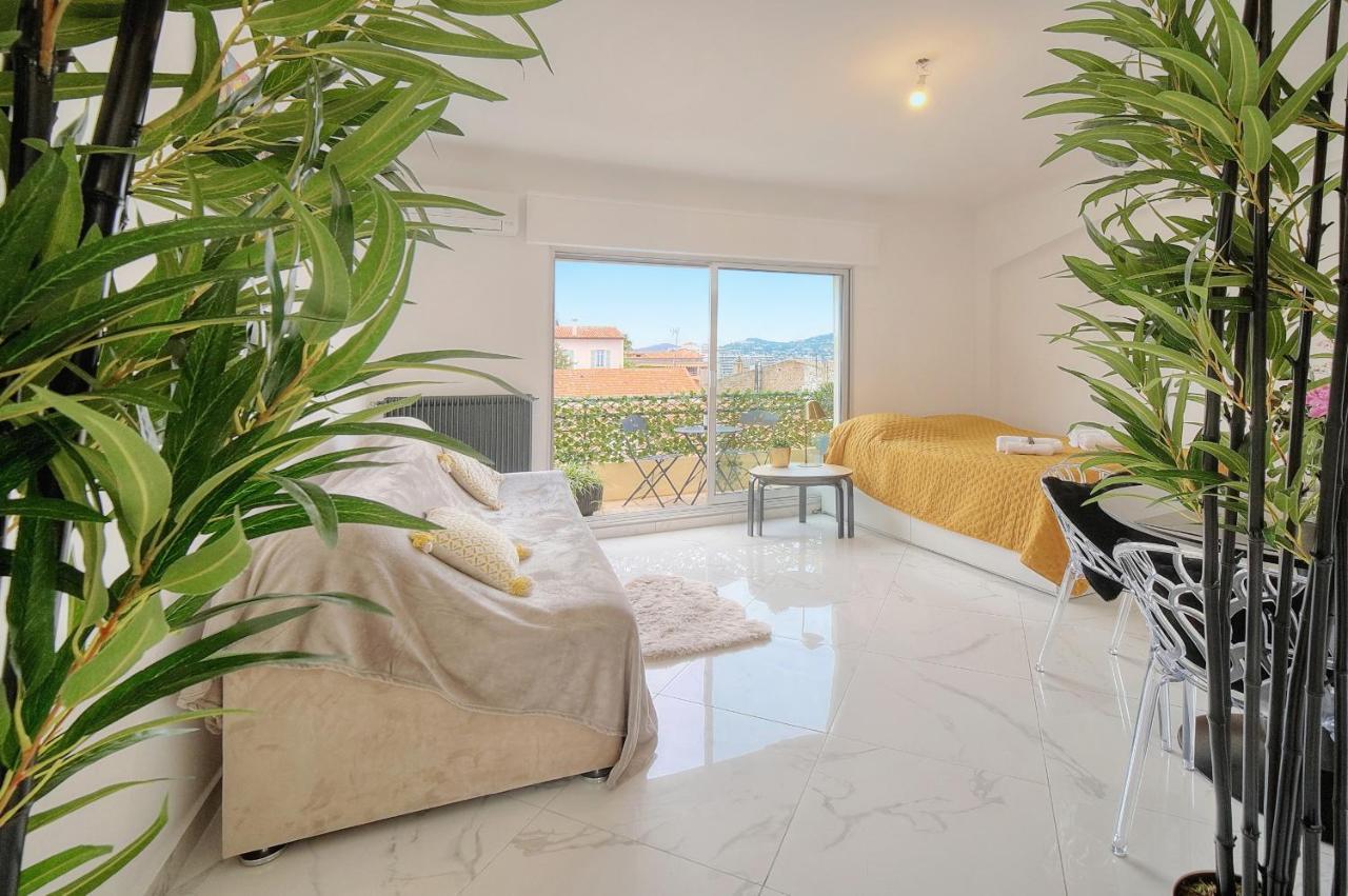 Studio Lumineux 200 M Des Plages A0B192 Cannes Extérieur photo